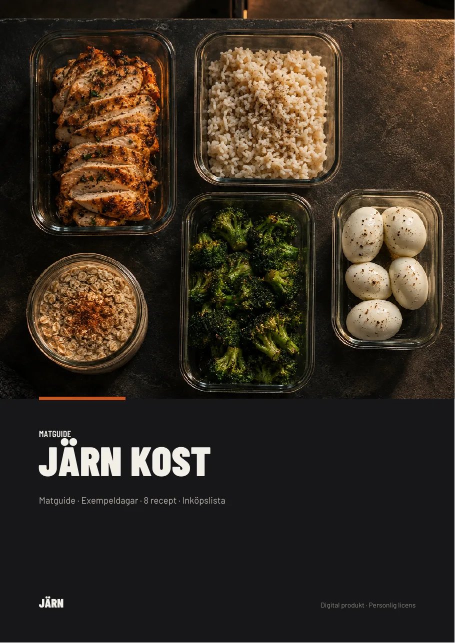 JÄRN Kost – omslag